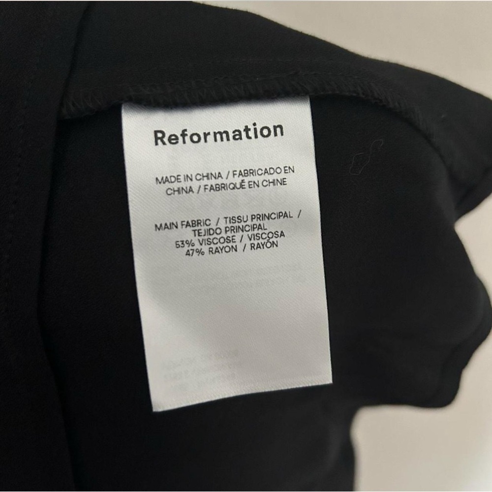 NWOT Reformation Ballari Knit Dress in Black - Picture 4 of 5